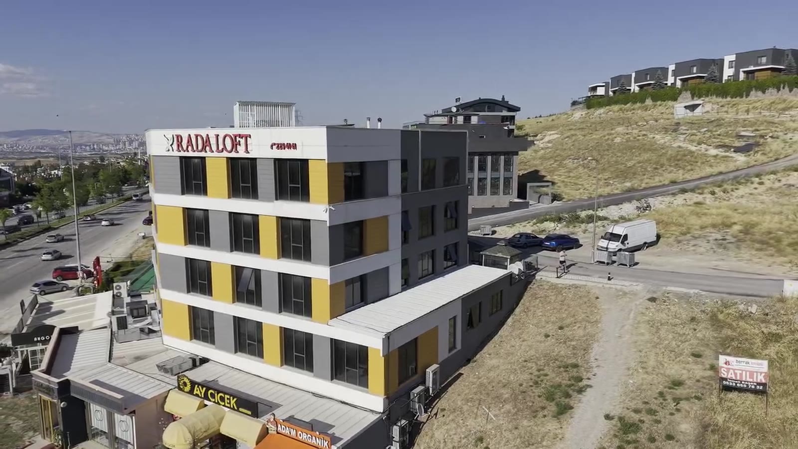 Rada Loft Angora Öğrenci Yurdu havadan görünüm